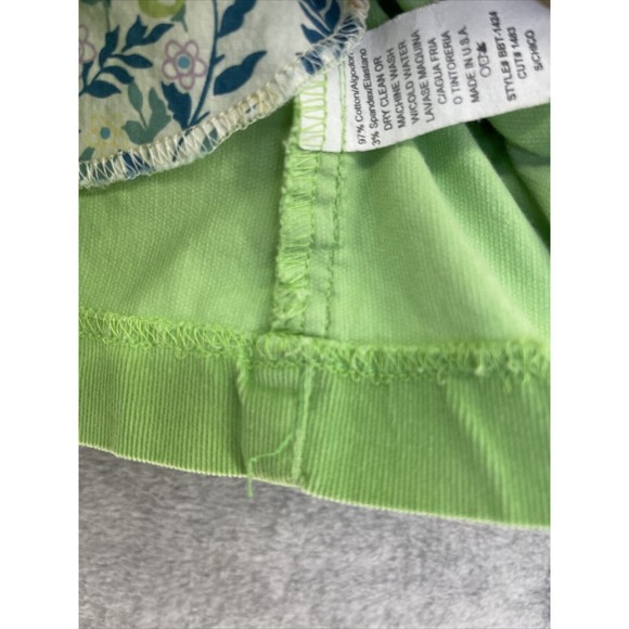 Better B. Lime Green Blazer Micro Corduroy Double Breasted Faux Pockets USA Made - Picture 7 of 8